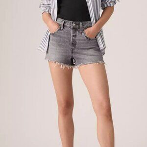 501® Original Fit High Rise Women's Shorts - Gray Size 28